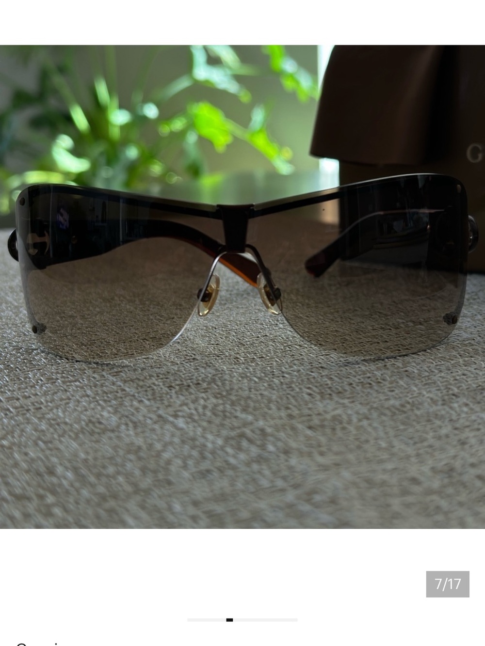 Gucci Y2K Shield Sunglasses (Model 2807/S) - Picture 6 of 15